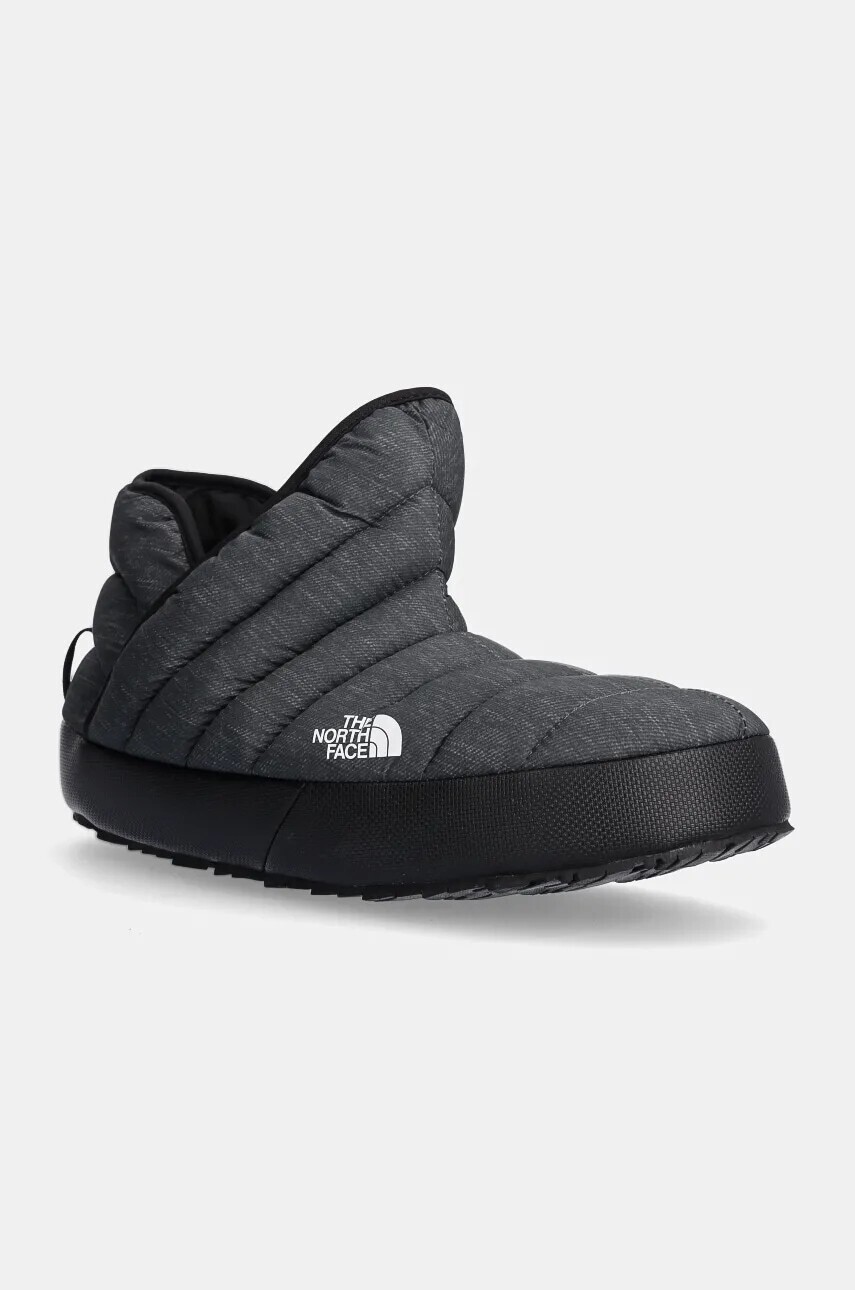 Papuče The North Face Thermoball Traction Bootie šedá farba, NF0A3MKH4111
