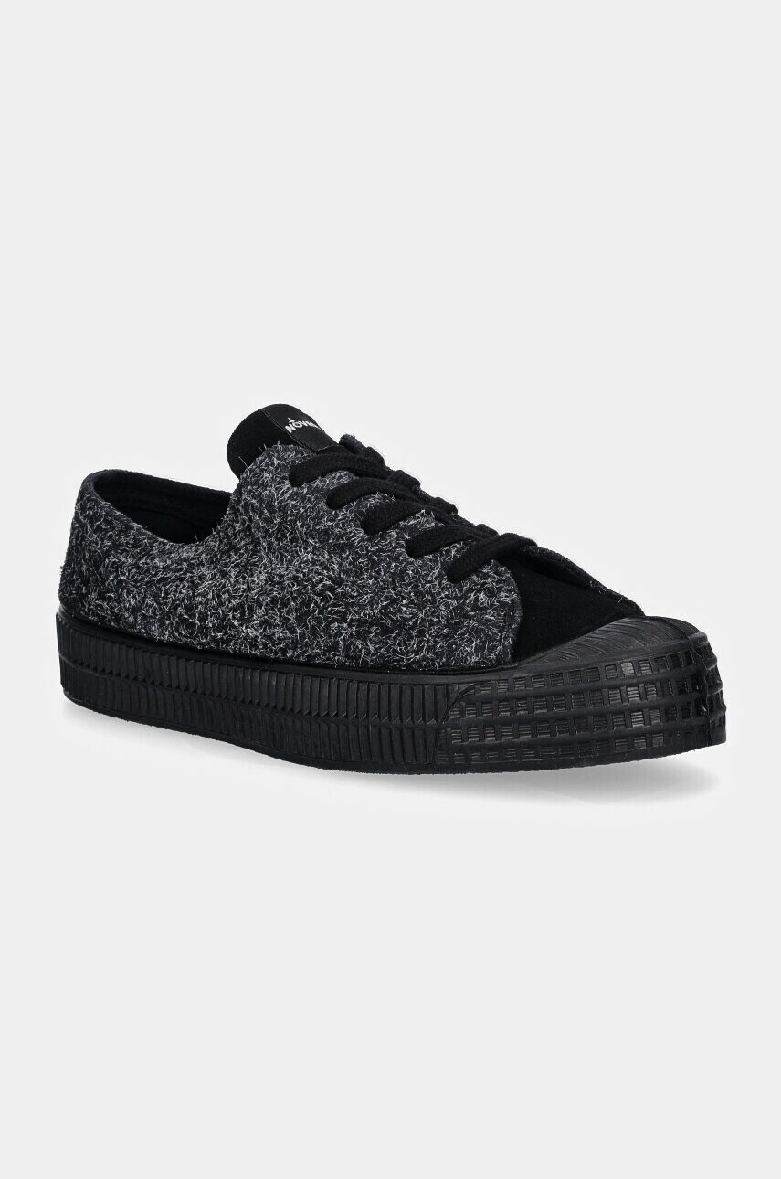 Semišové tenisky Novesta Star Master Hairy Suede čierna farba, N354002.NER000615