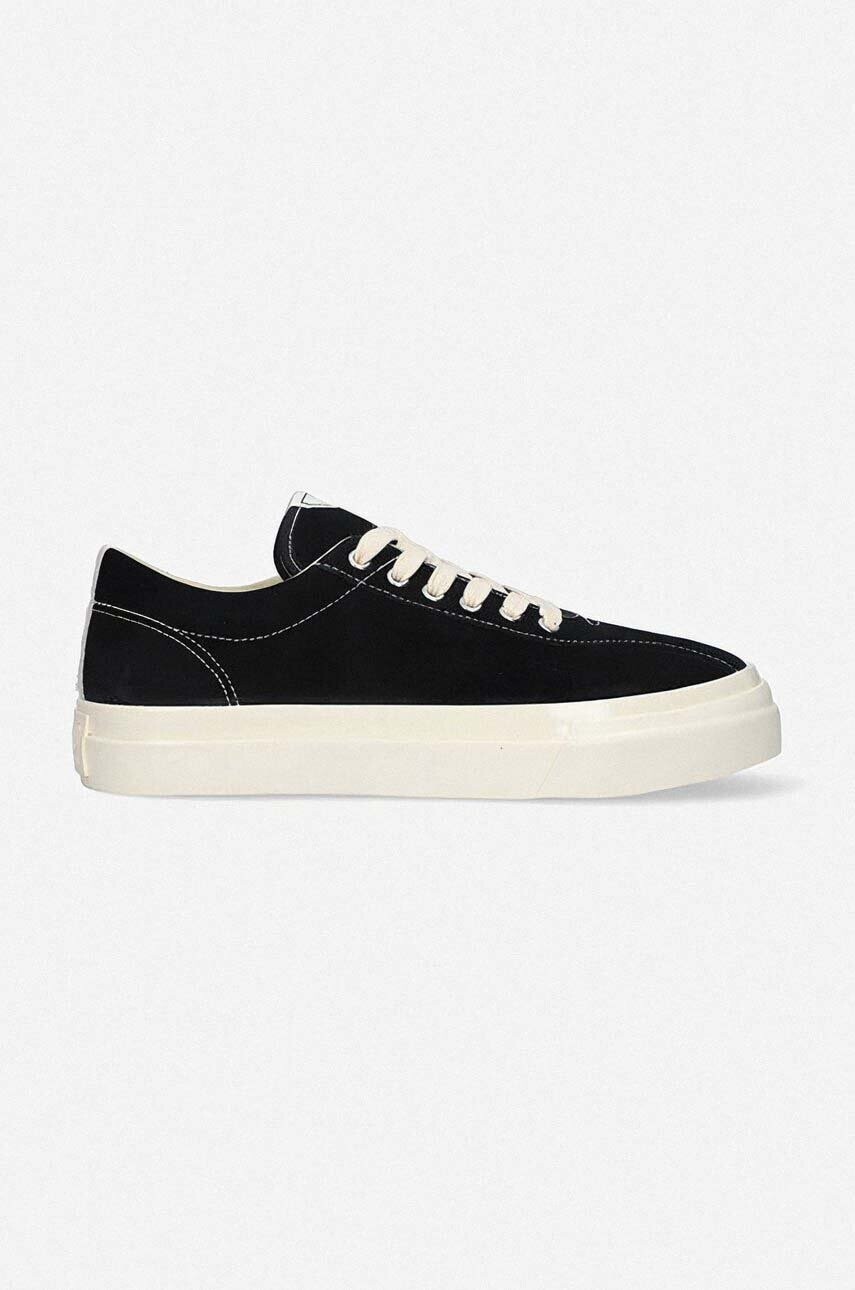 Semišové tenisky S.W.C Dellow Suede YA01135 BLKECRU čierna farba