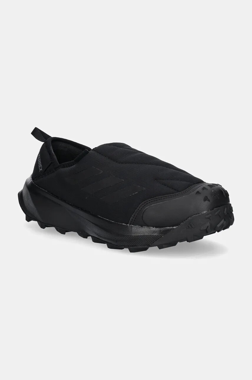 Topánky adidas TERREX Winter Slip On pánske, čierna farba, zateplené, ID2890