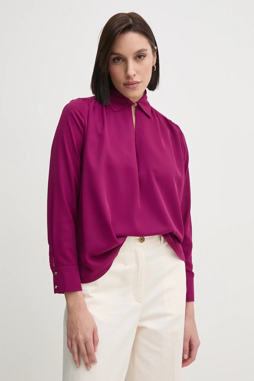 Blúzka Artigli dámska, béžová farba, jednofarebná, ACBL000529