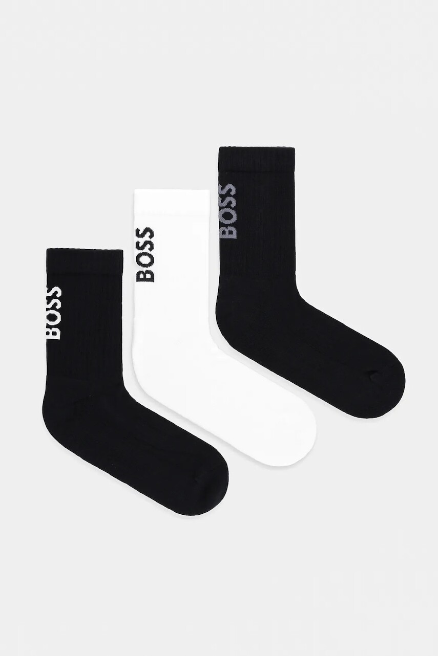 Ponožky BOSS 3-pak pánske, viac farieb, 50531540