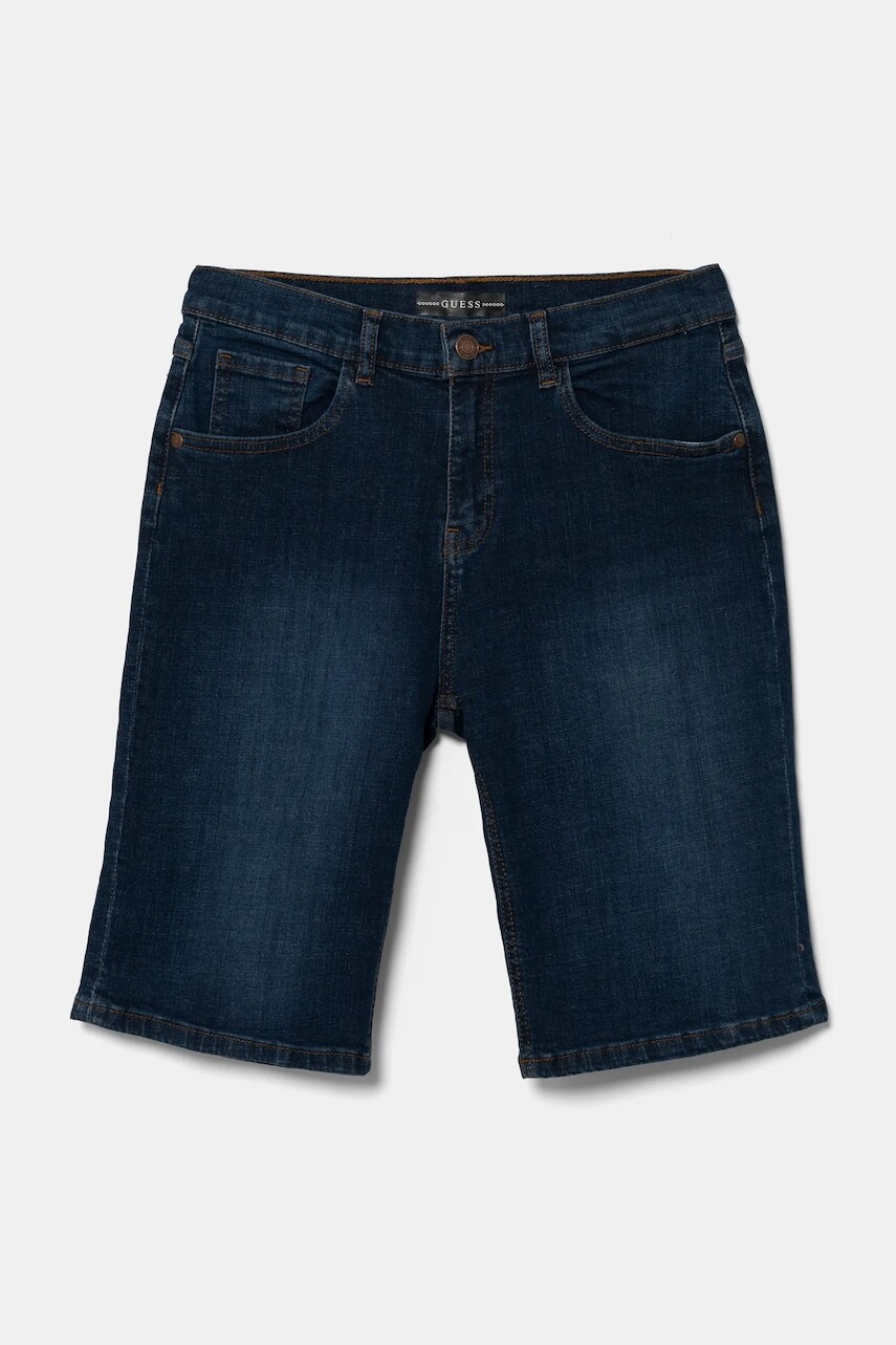 Šortky Guess tmavomodrá farba, L4RD12 D52Z0