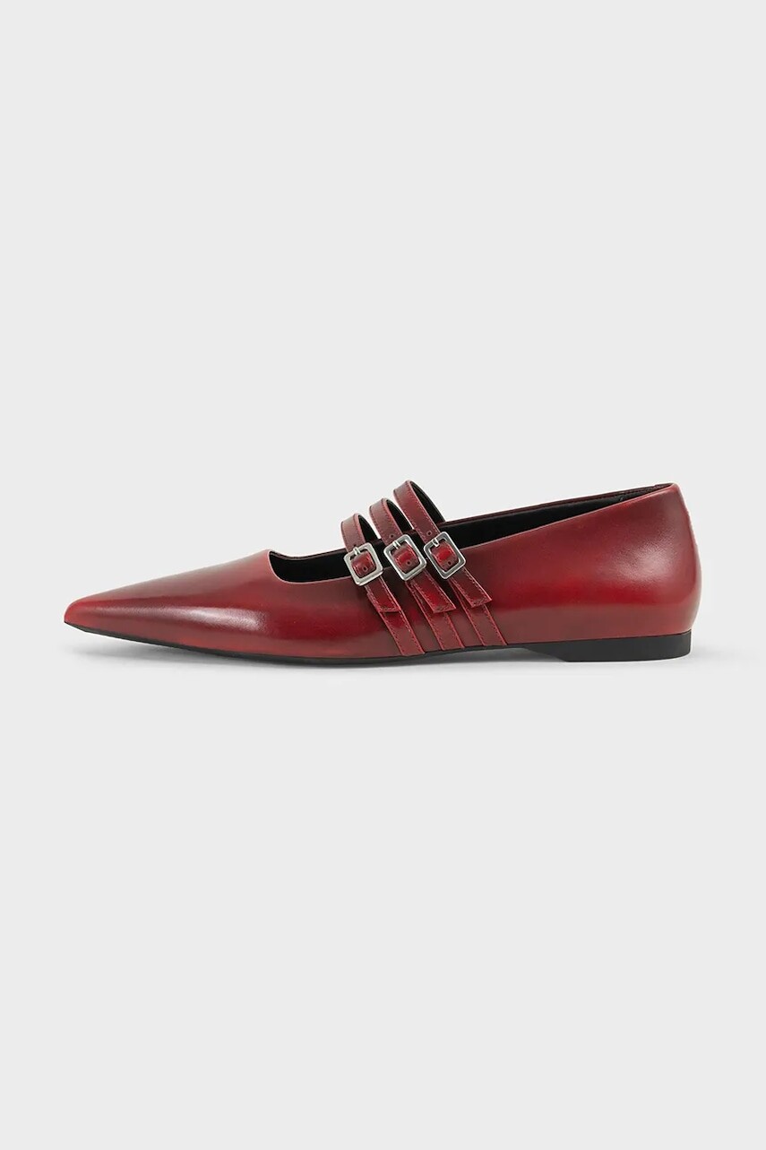 Kožené balerínky Vagabond Shoemakers HERMINE červená farba, 5833-218-47