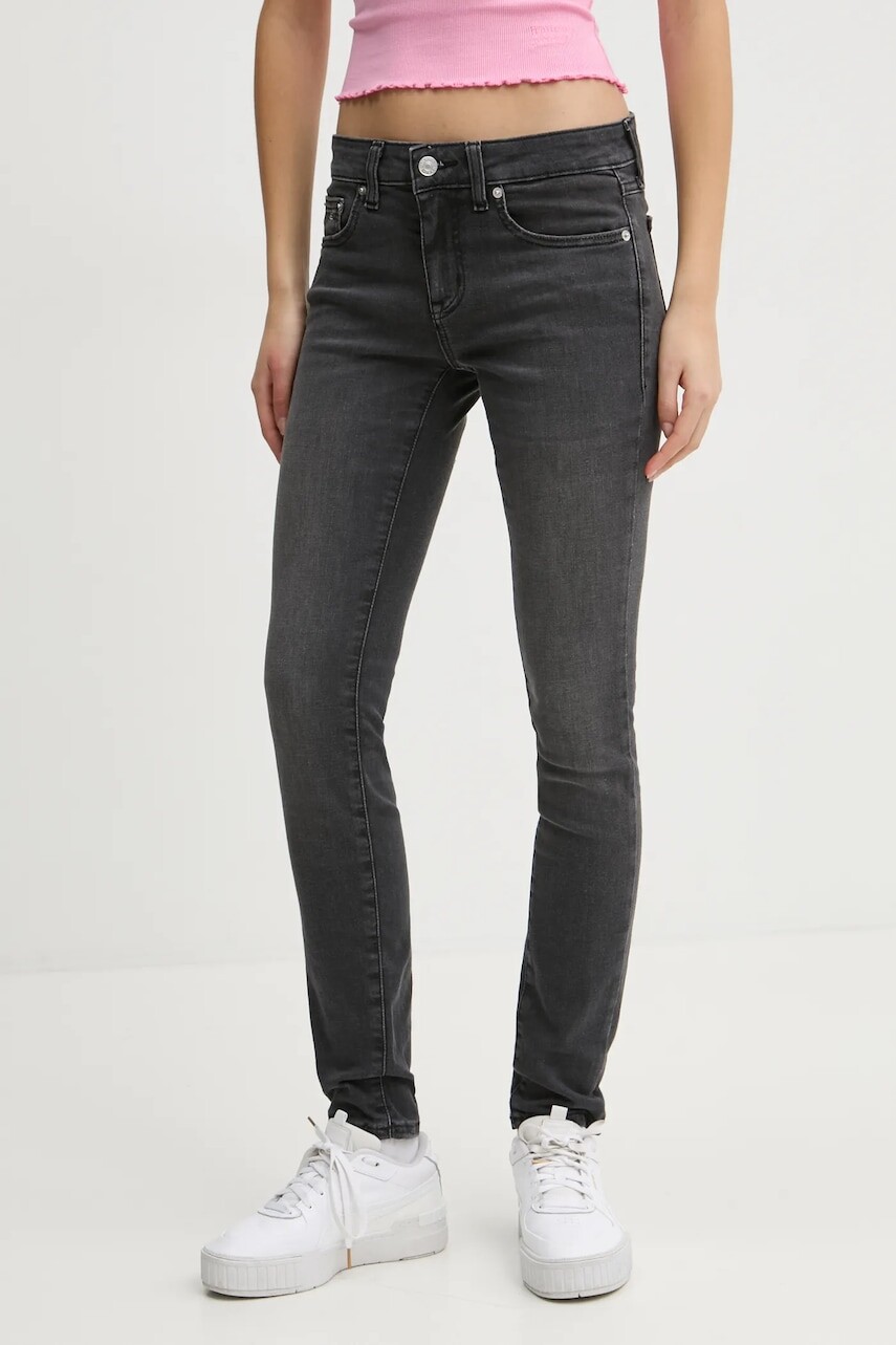 Rifle Tommy Jeans dámske, šedá farba, DW0DW19588