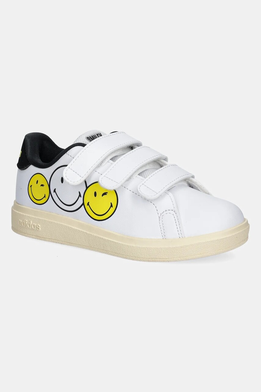 Detské tenisky adidas ADVANTAGE SMILEY biela farba, IH6251