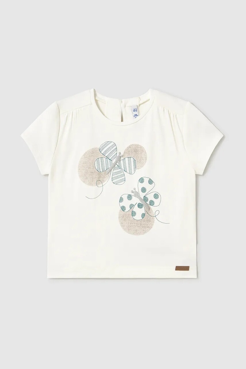 Detské tričko Mayoral béžová farba, 1043