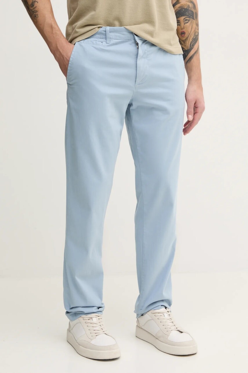 Nohavice United Colors of Benetton pánske, strih chinos, 4DKH55I18