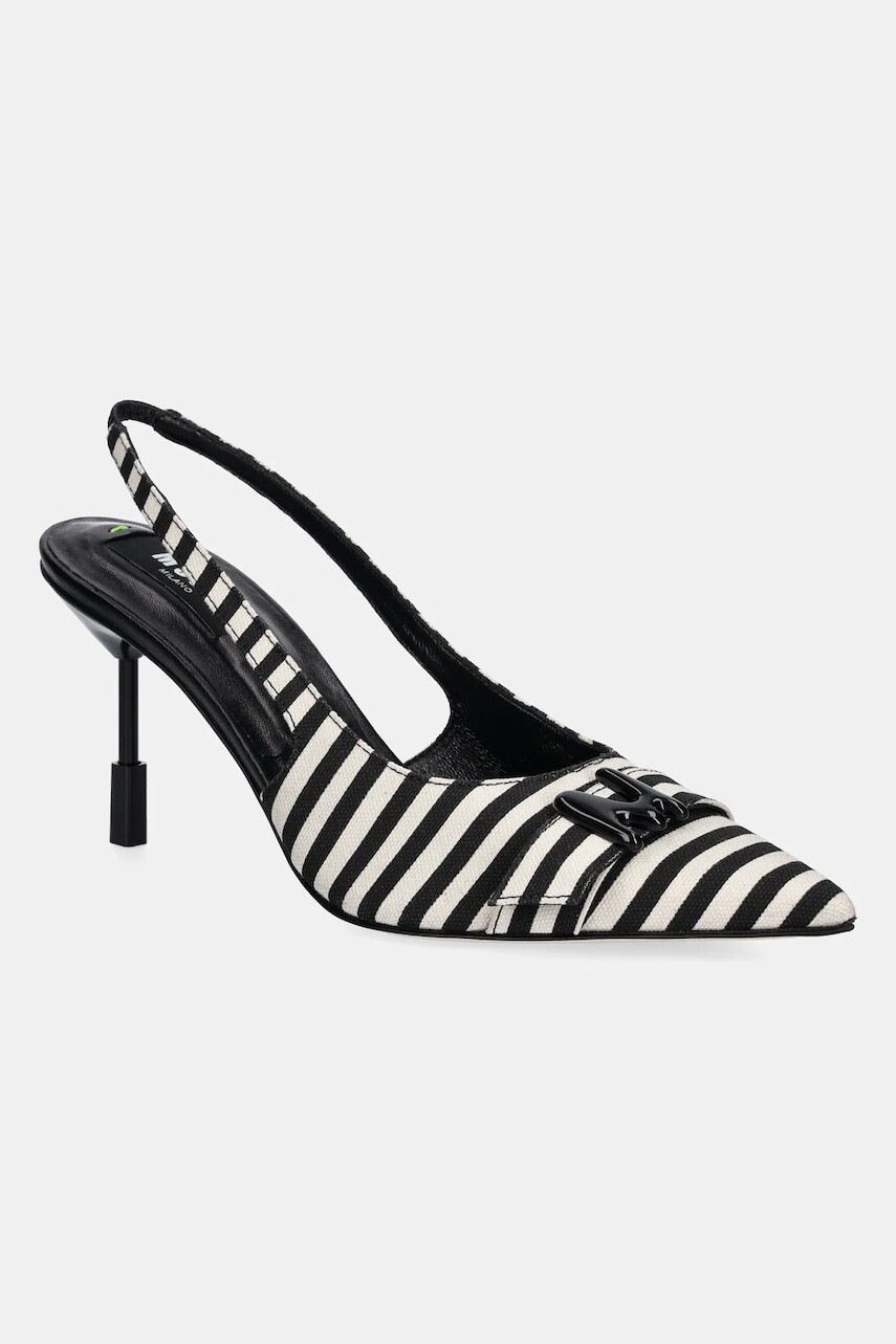 Lodičky MSGM čierna farba, 3841MDS834