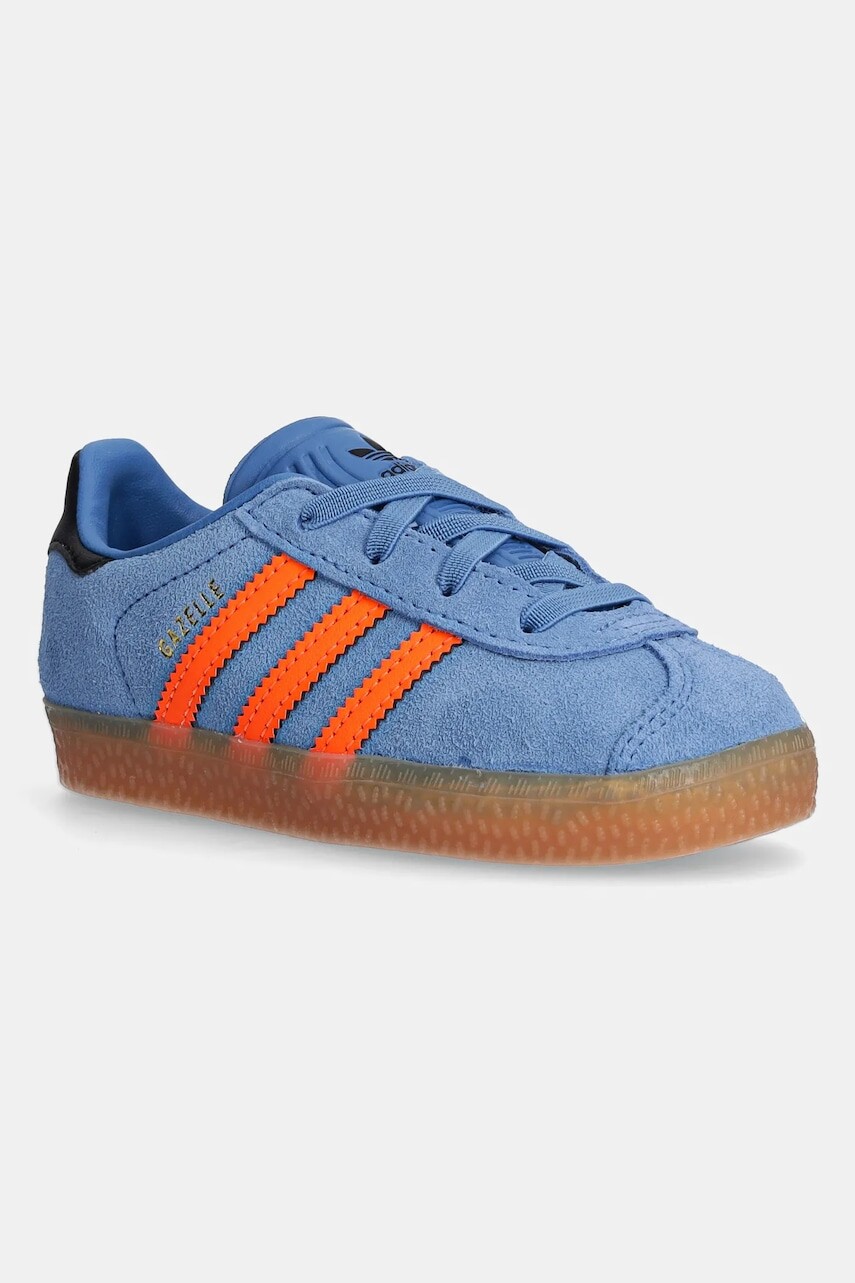 Detské semišové tenisky adidas Originals GAZELLE JP7134