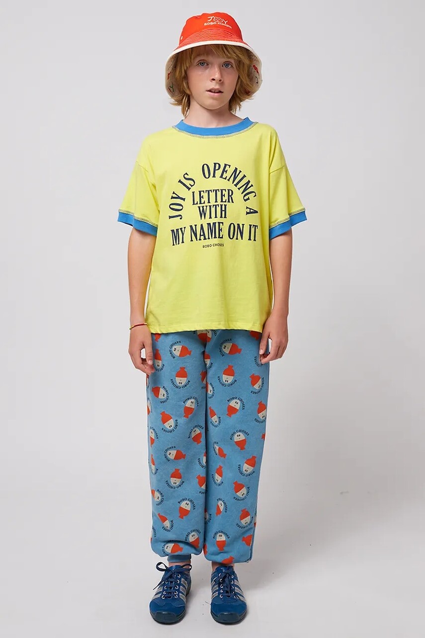Detské tepláky Bobo Choses Morning Egg s potlačou, 125AC076