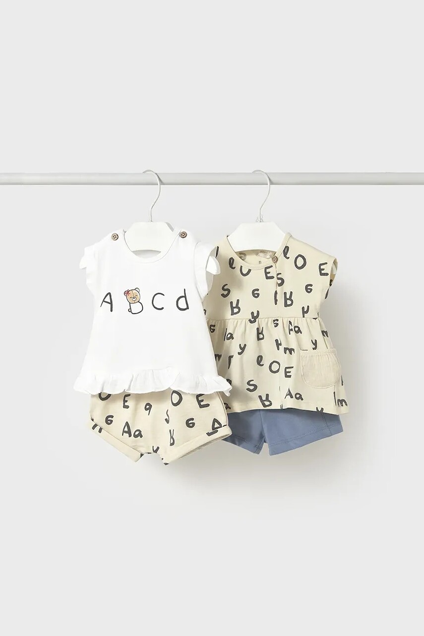 Sada pre bábätká Mayoral Newborn béžová farba, 1664