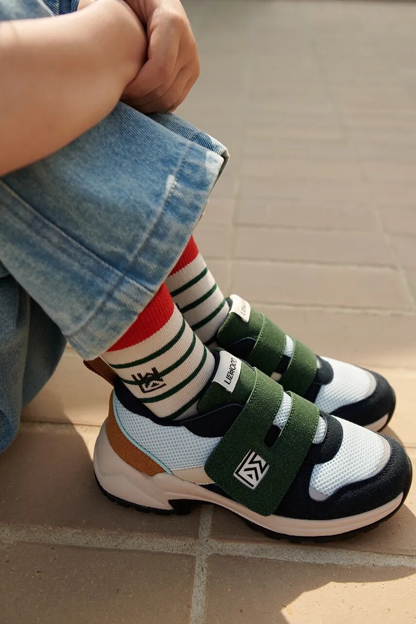 Detské tenisky Liewood Denisa Sneakers tmavomodrá farba, LW19661