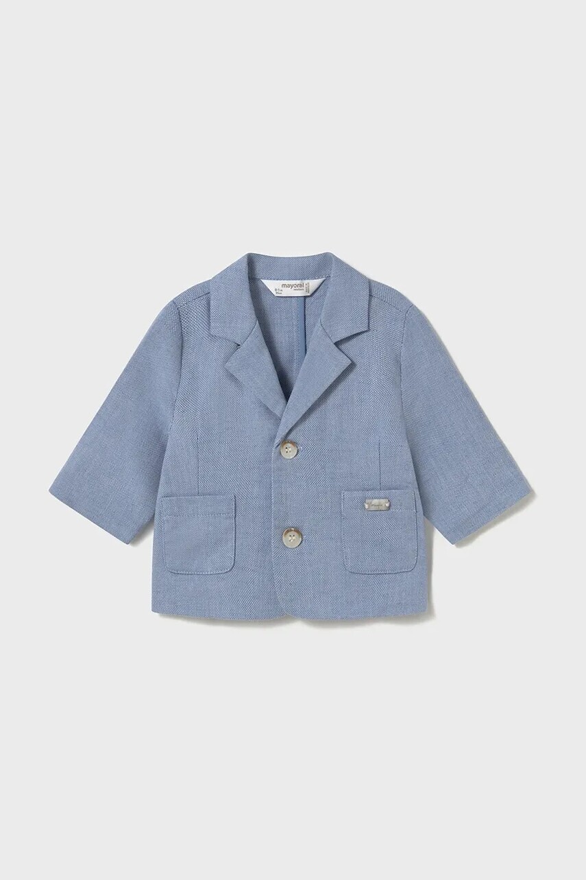 Detské sako s prímesou ľanu Mayoral Newborn 1454