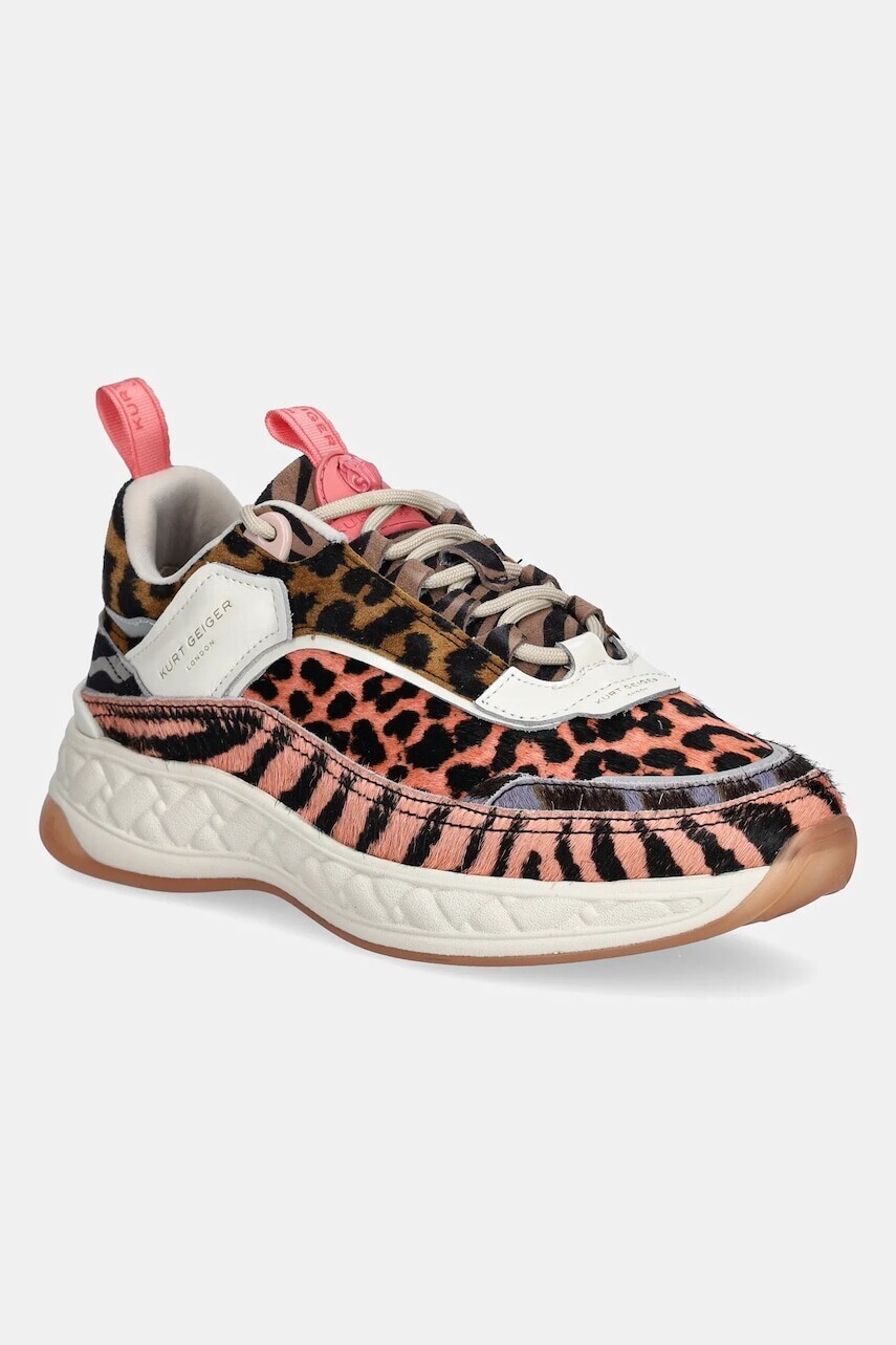 Semišové tenisky Kurt Geiger London Kensington Sneaker oranžová farba, 9820096289