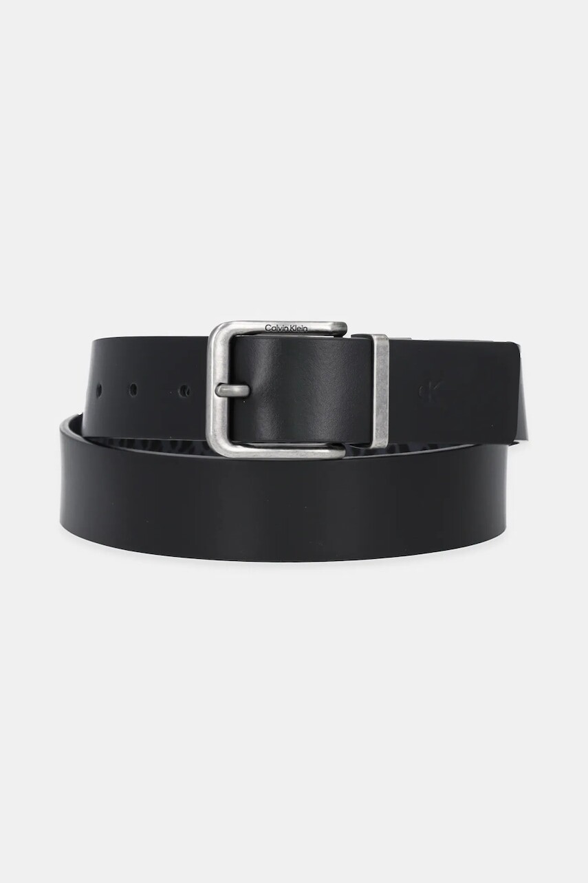 Obojstranný opasok Calvin Klein Jeans pánsky, čierna farba, LV04G7029G