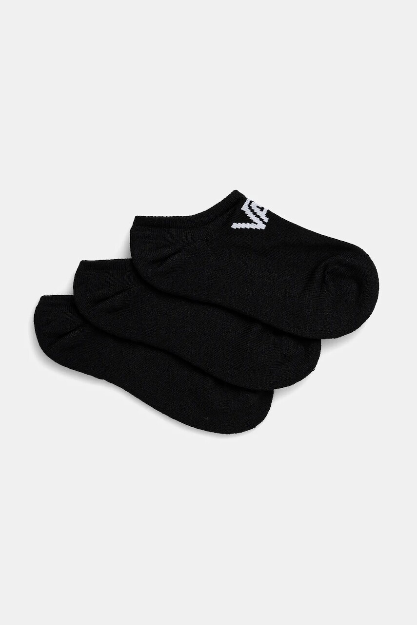 Detské ponožky Vans CLASSIC KICK SOCK ROX 3-pak čierna farba, VN000EZ5BLK1