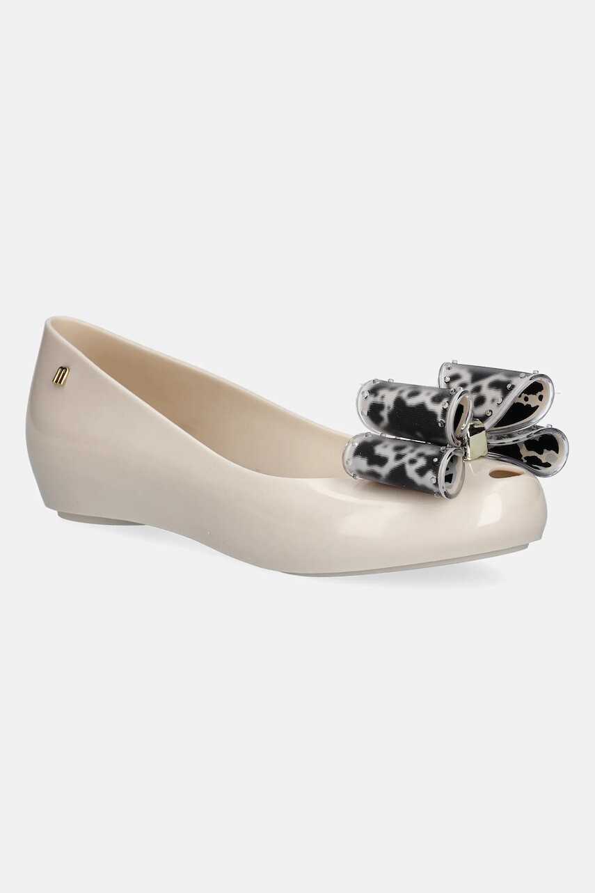 Baleríny Melissa MELISSA ULTRAGIRL CLASSIC BOW AD béžová farba, M 35965.BC901