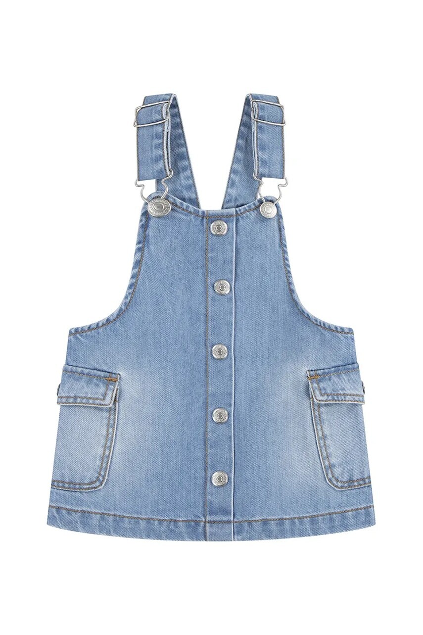 Detské džínsové šaty Levi's CARGO POCKET SKIRTALL mini, rovný strih, 1EM257