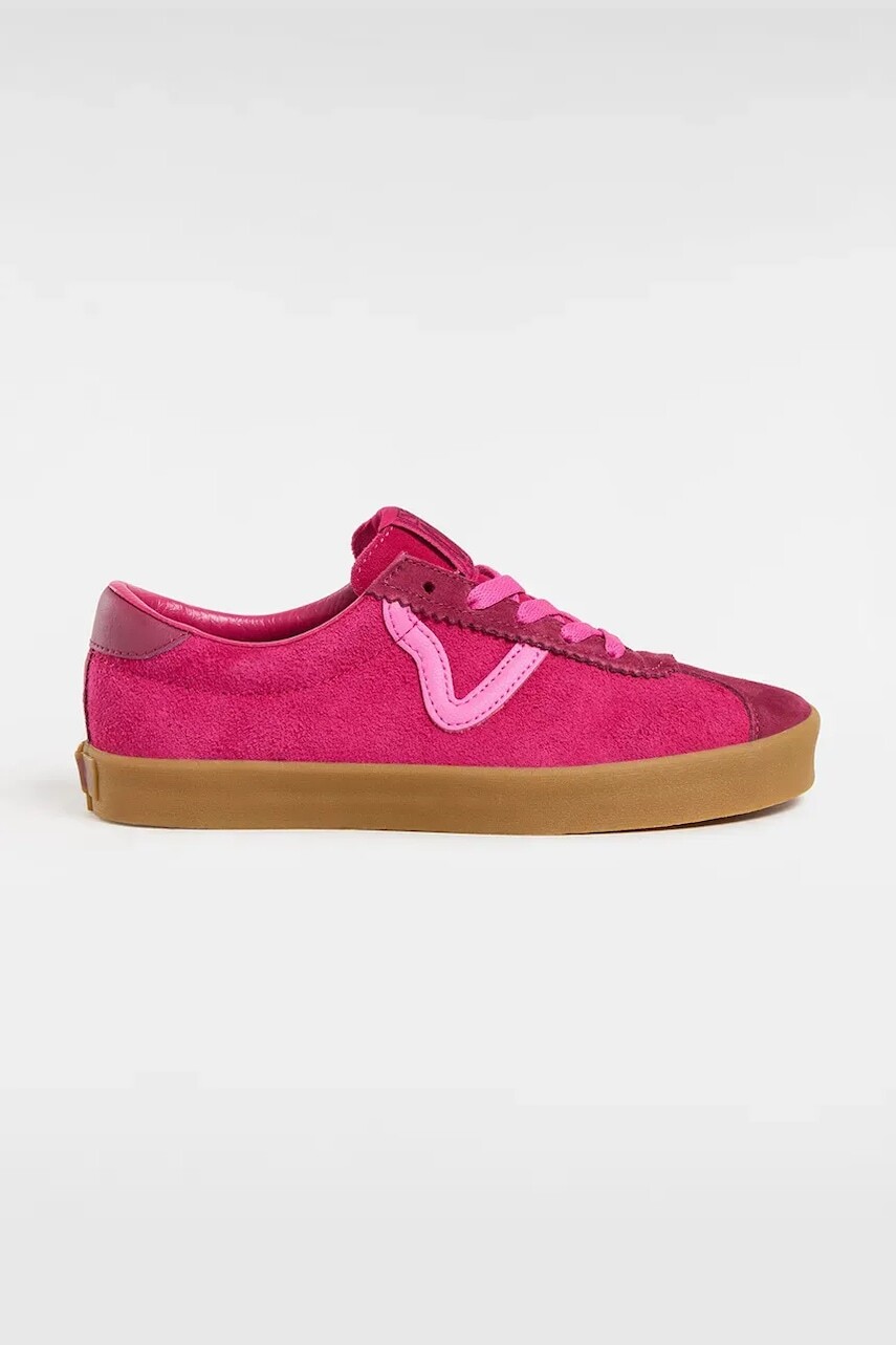 Semišové tenisky Vans Sport Low ružová farba, VN000CQRYLZ1