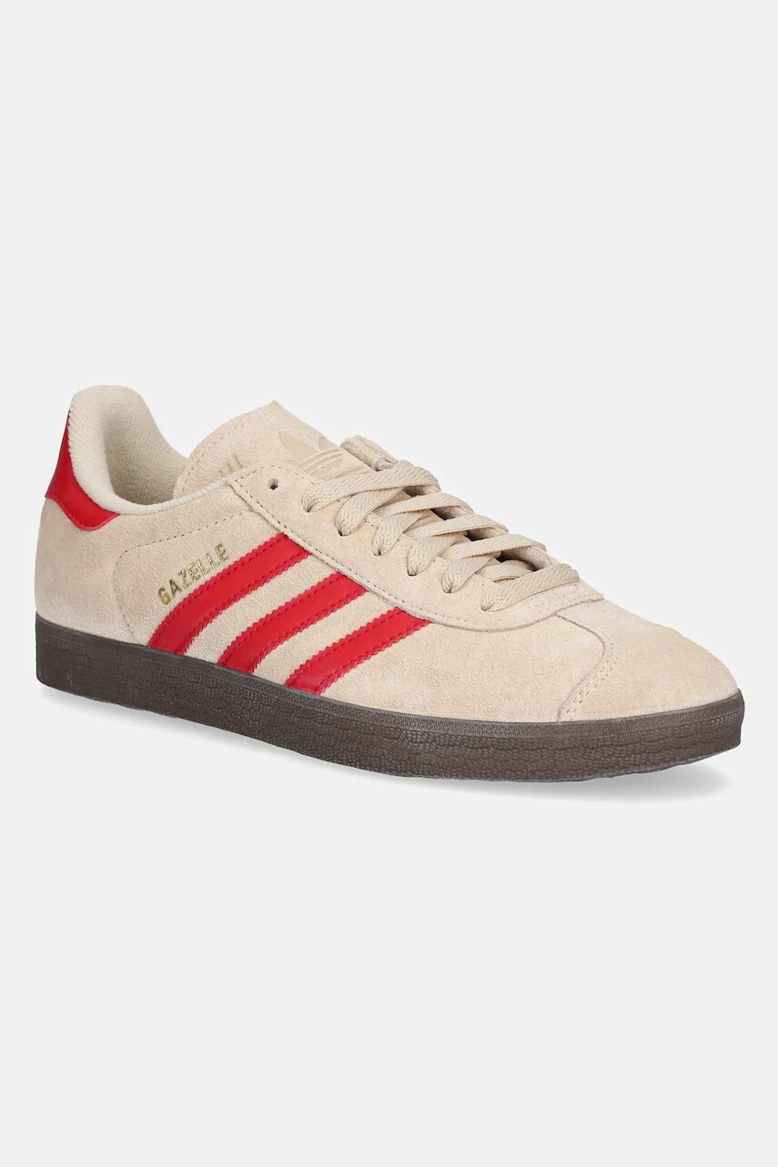 Tenisky adidas Originals Gazelle béžová farba, JH5393