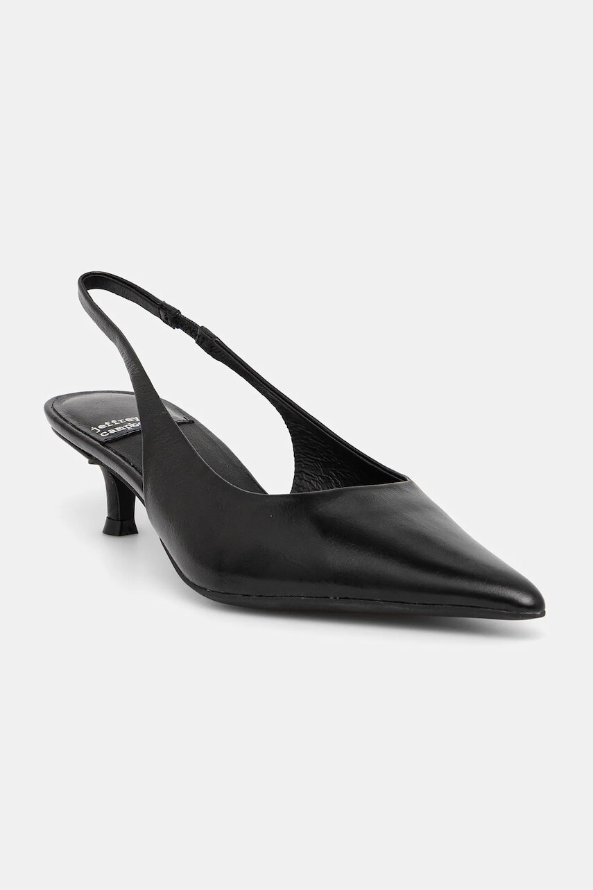 Kožené lodičky Jeffrey Campbell Persona čierna farba, JC-1256-1-11