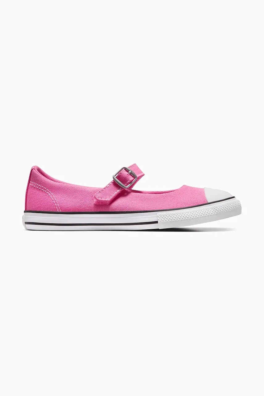 Detské tenisky Converse Chuck Taylor All Star Dainty Mary Jane ružová farba, A12730C