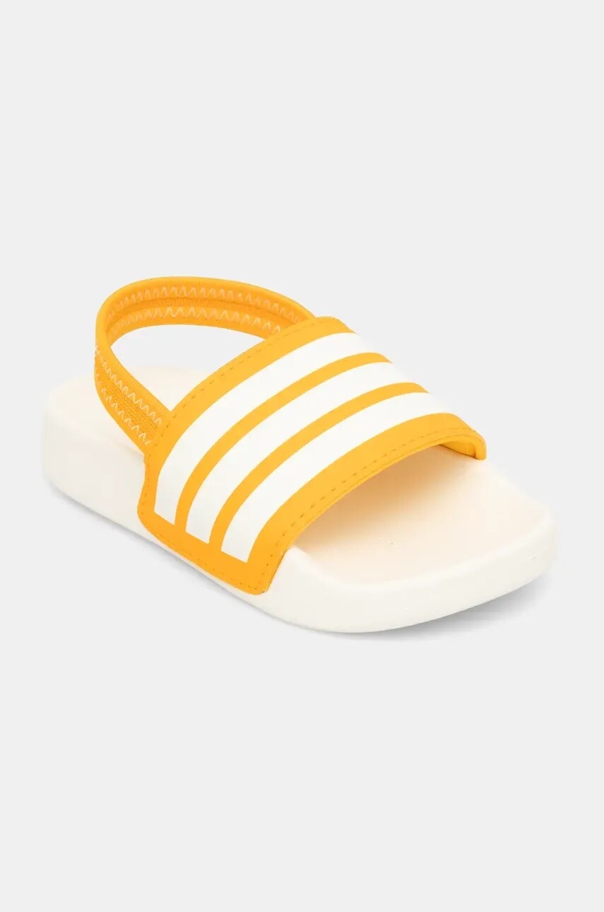 Detské šľapky adidas ADILETTE ESTRAP béžová farba, JR8355