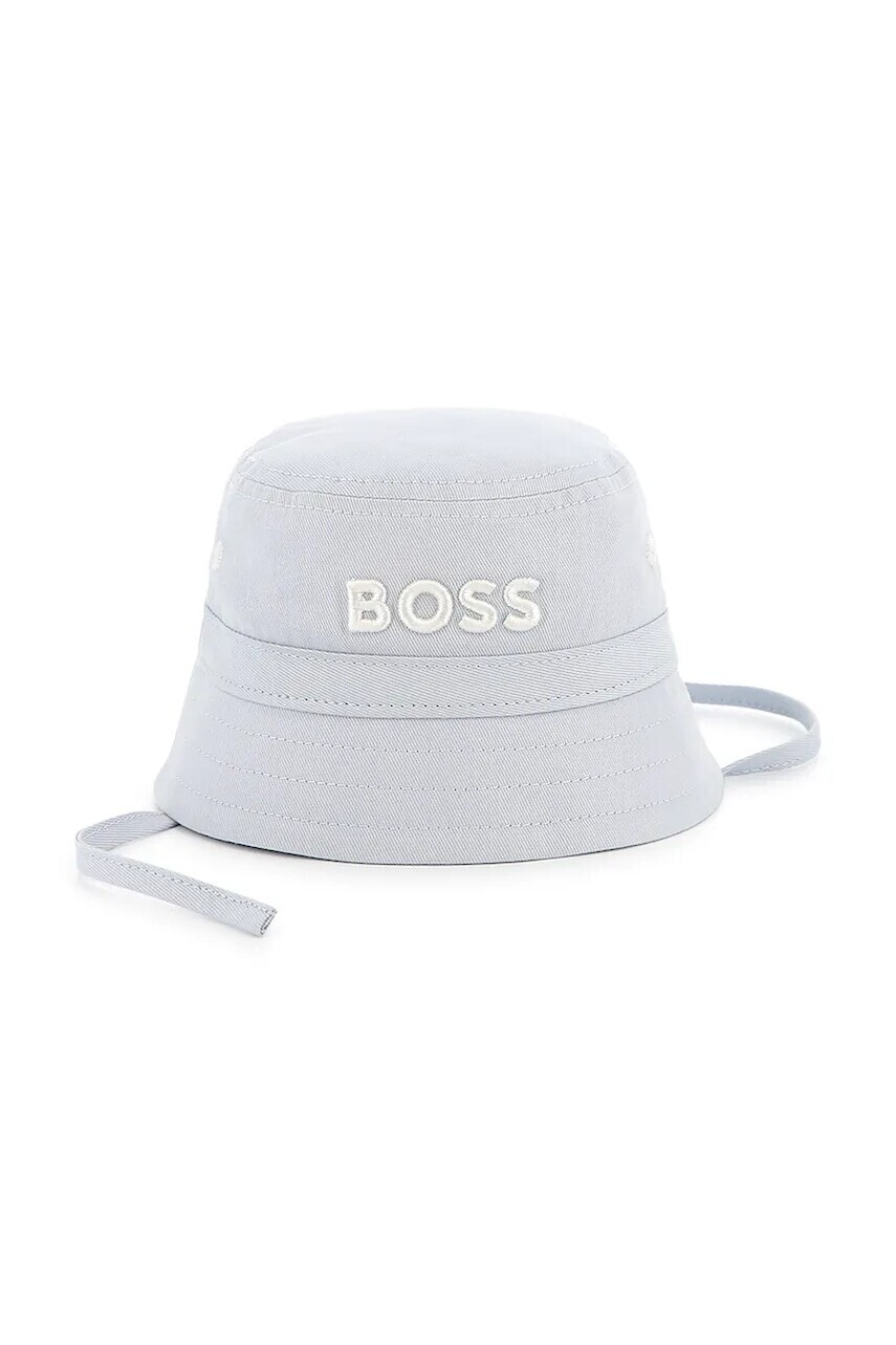 Detský bavlnený klobúk BOSS bavlnený, J51675