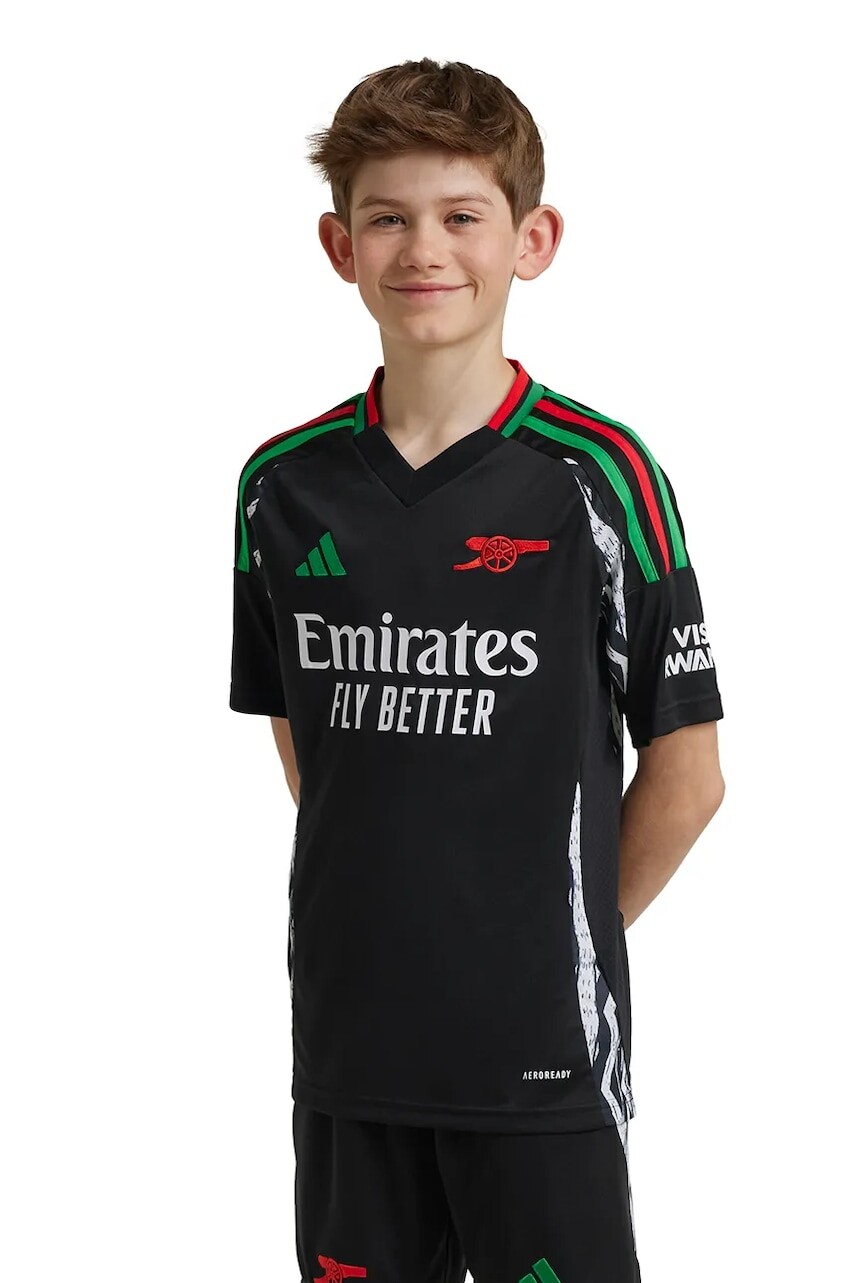Detské tričko adidas Performance AFC čierna farba, s potlačou, IS8125