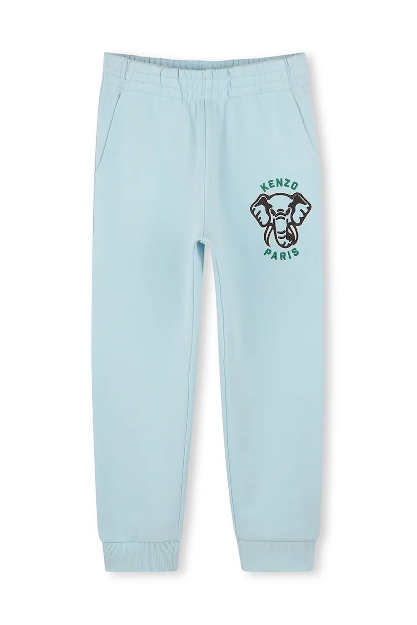 Detské bavlnené tepláky Kenzo Kids s potlačou, K60905