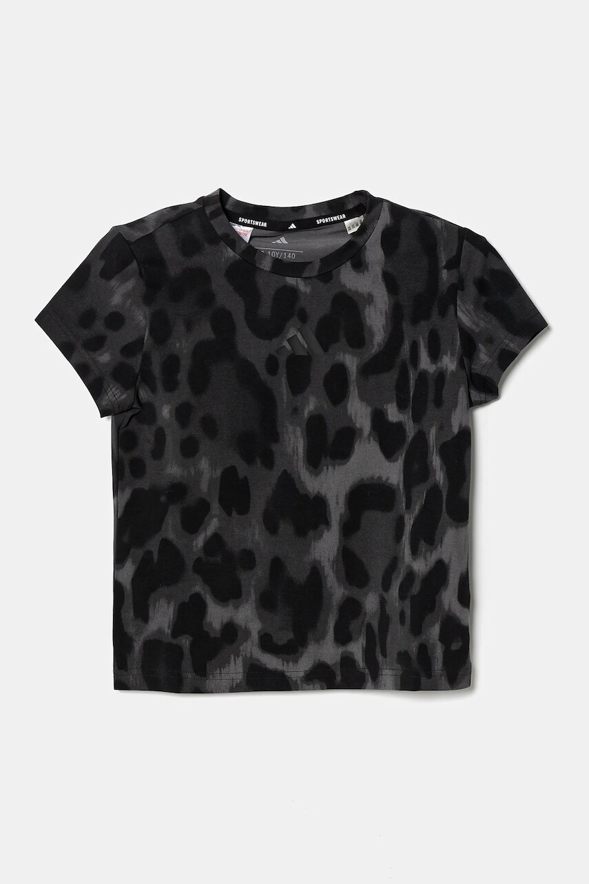 Detské tričko adidas čierna farba, JJ4793