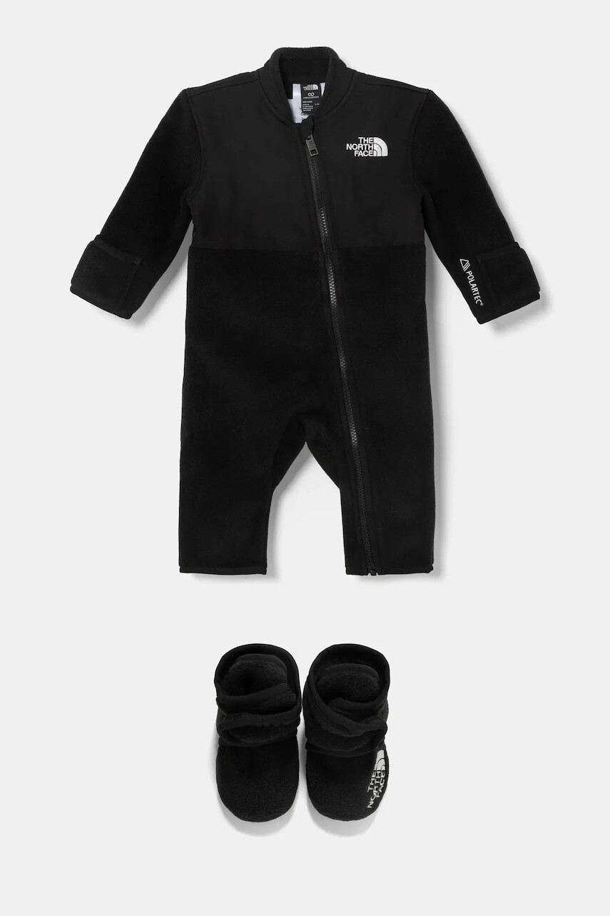 Overal pre bábätká The North Face BABDENALI ONE PIECE SET čierna farba, NF0A88W0JK31