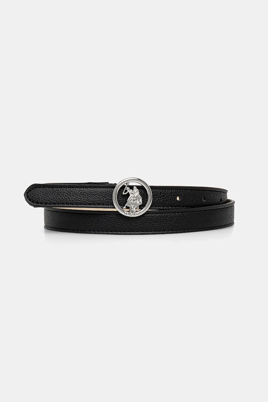 Opasok U.S. Polo Assn. Gardena dámsky, čierna farba, AEUGC2636WB4