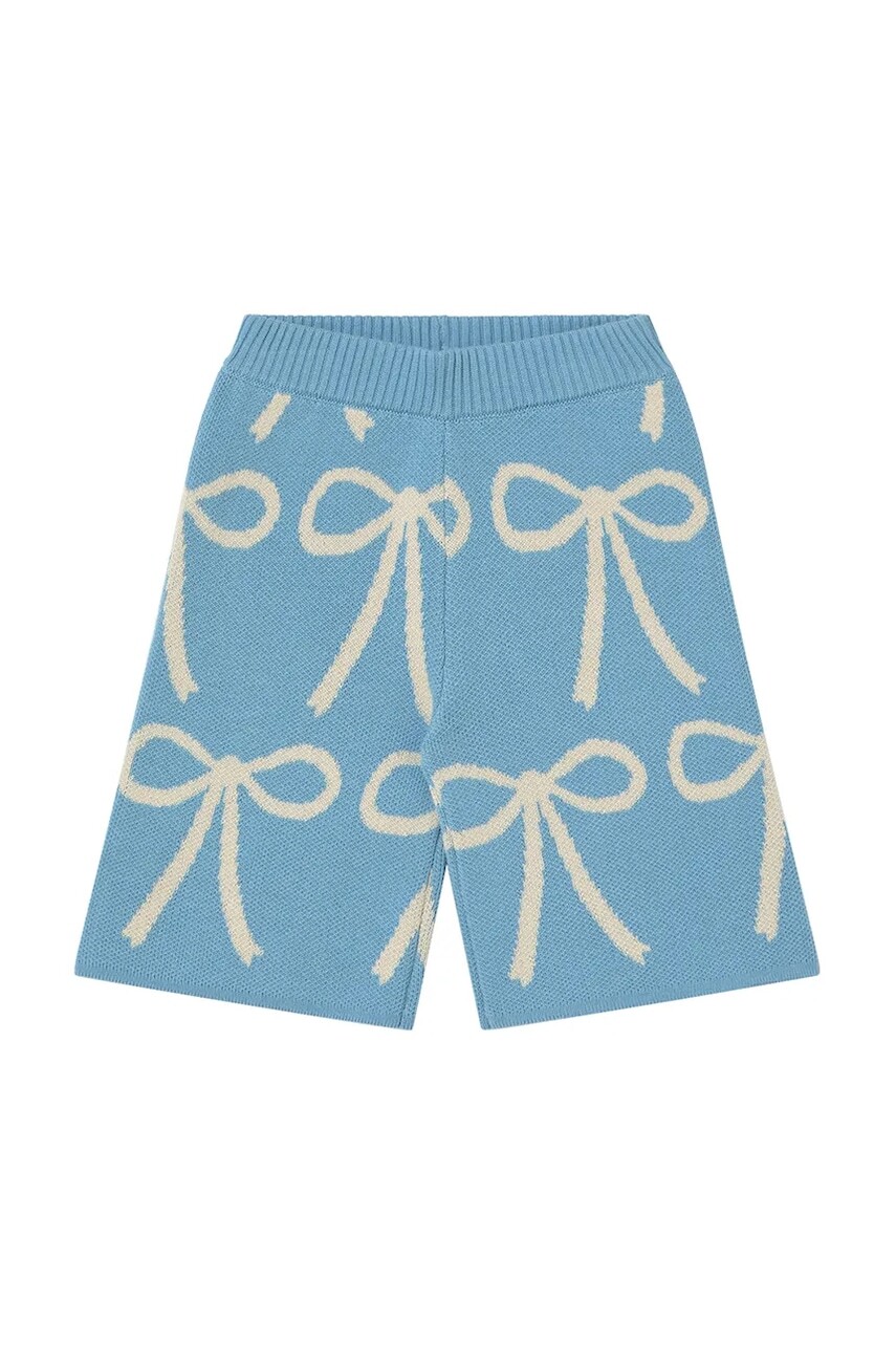 Detské bavlnené nohavičky Tinycottons BOWS BABY KNITTED PANT SS25-324