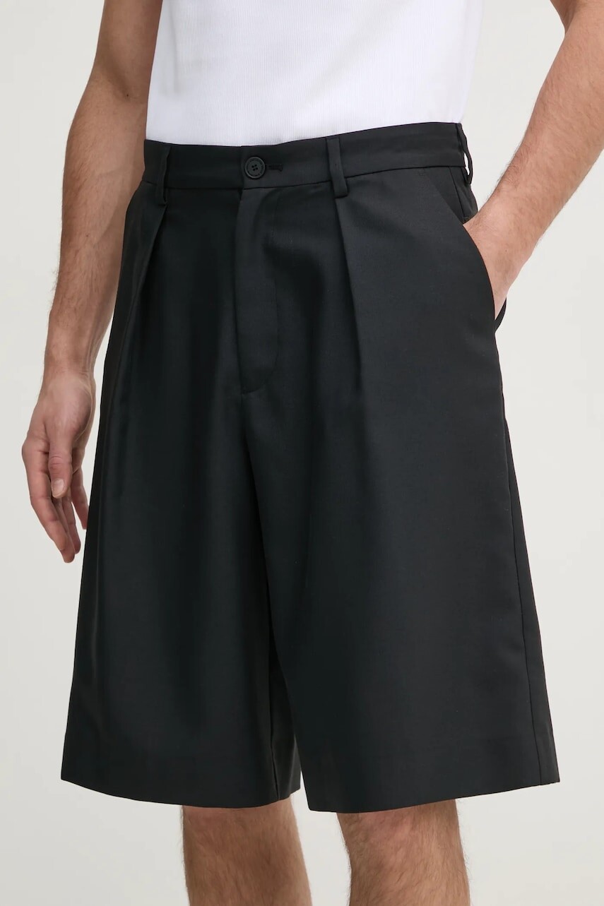 Šortky Versace Jeans Couture pánske, čierna farba, 78GAD118 N0441