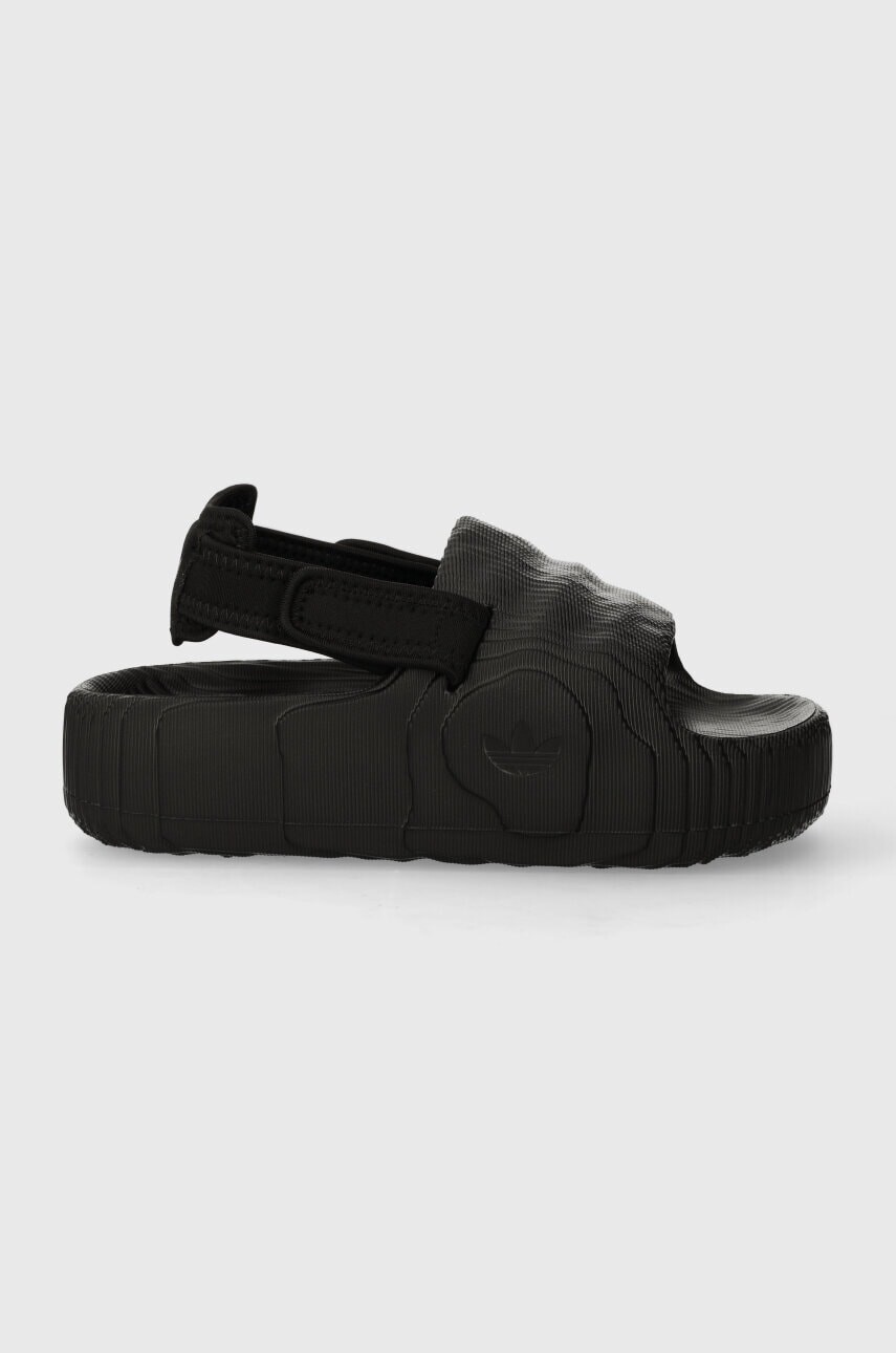 Sandále adidas Originals Adilette 22 XLG čierna farba, na platforme, IE5649