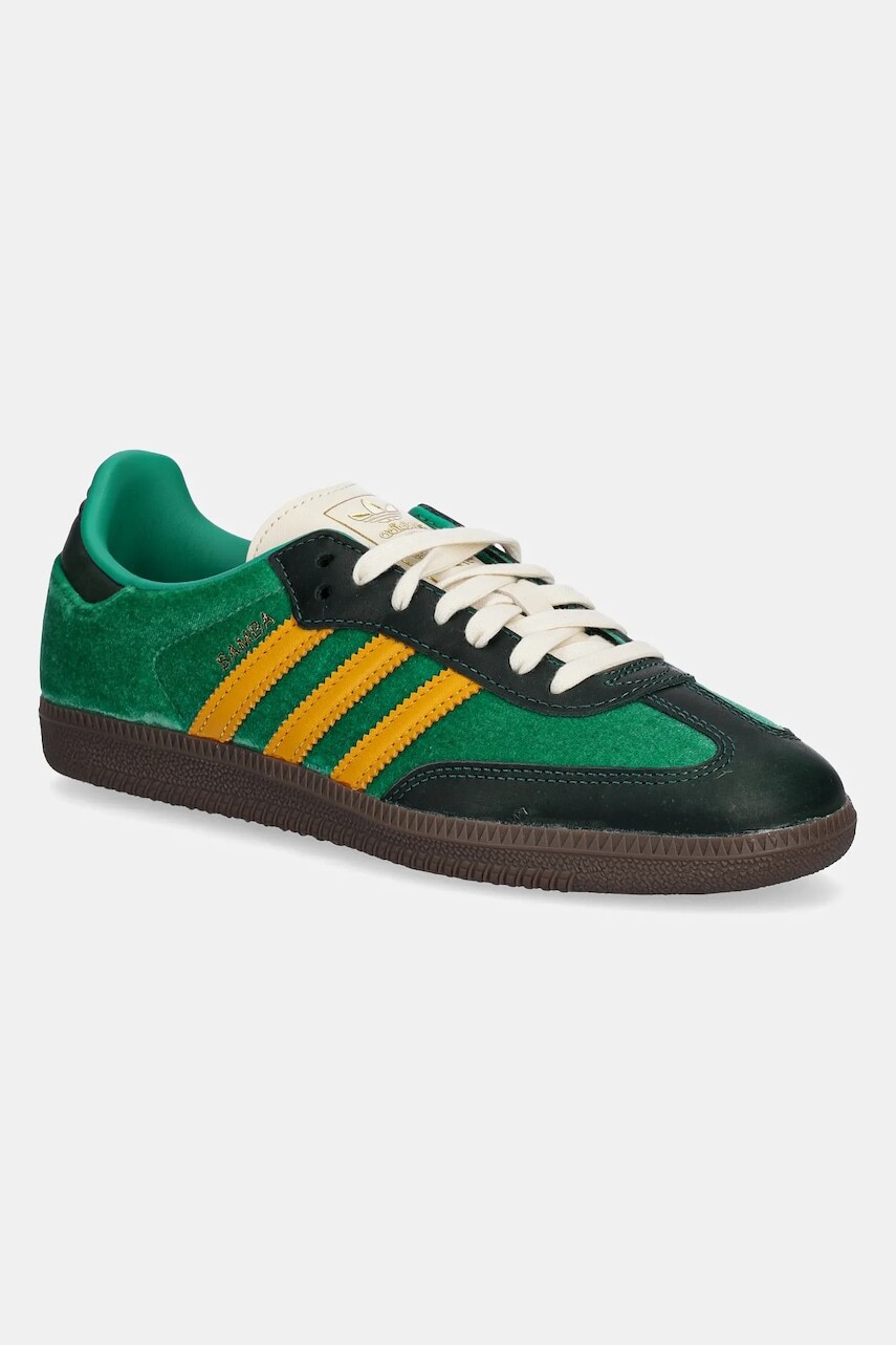 Tenisky adidas Originals Samba OG W zelená farba, JI2681