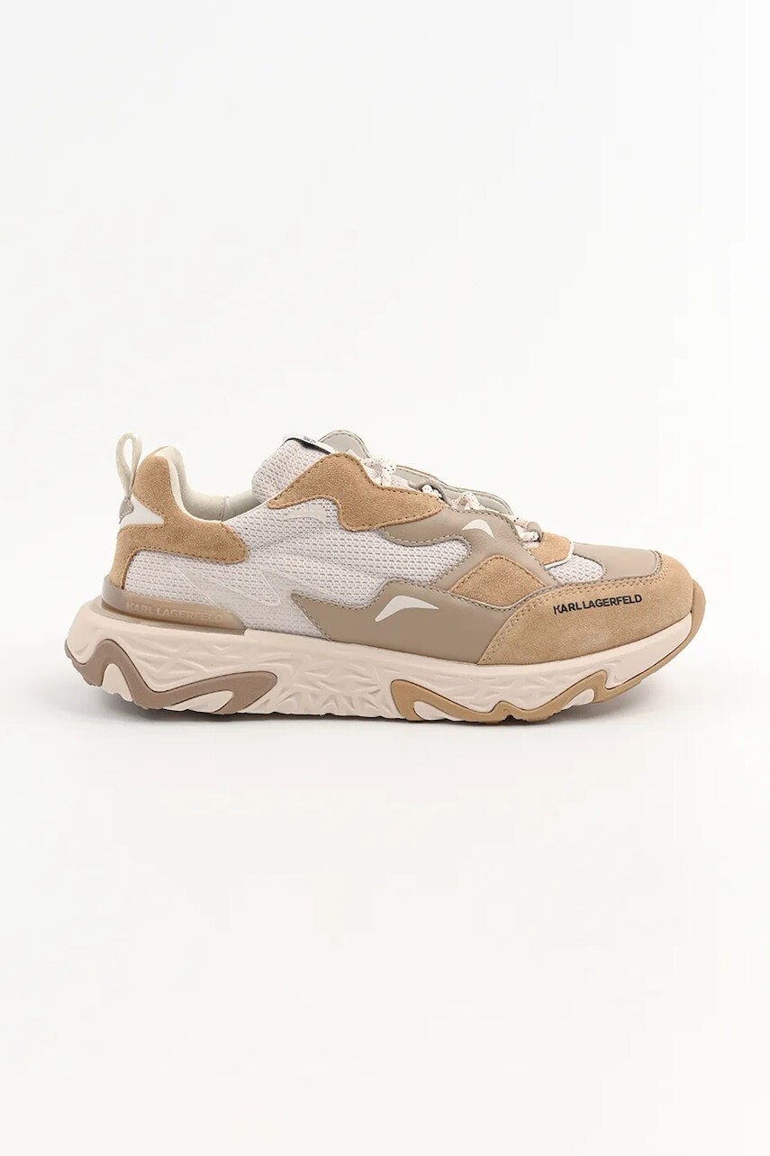 Tenisky Karl Lagerfeld BLAZE pánske, béžová farba, KL52424