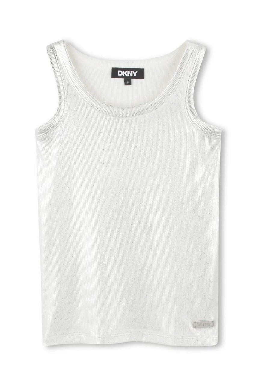 Detský top Dkny šedá farba, D62287