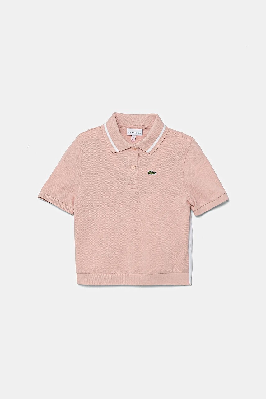 Detské polo tričko Lacoste oranžová farba, jednofarebné, PJ8439