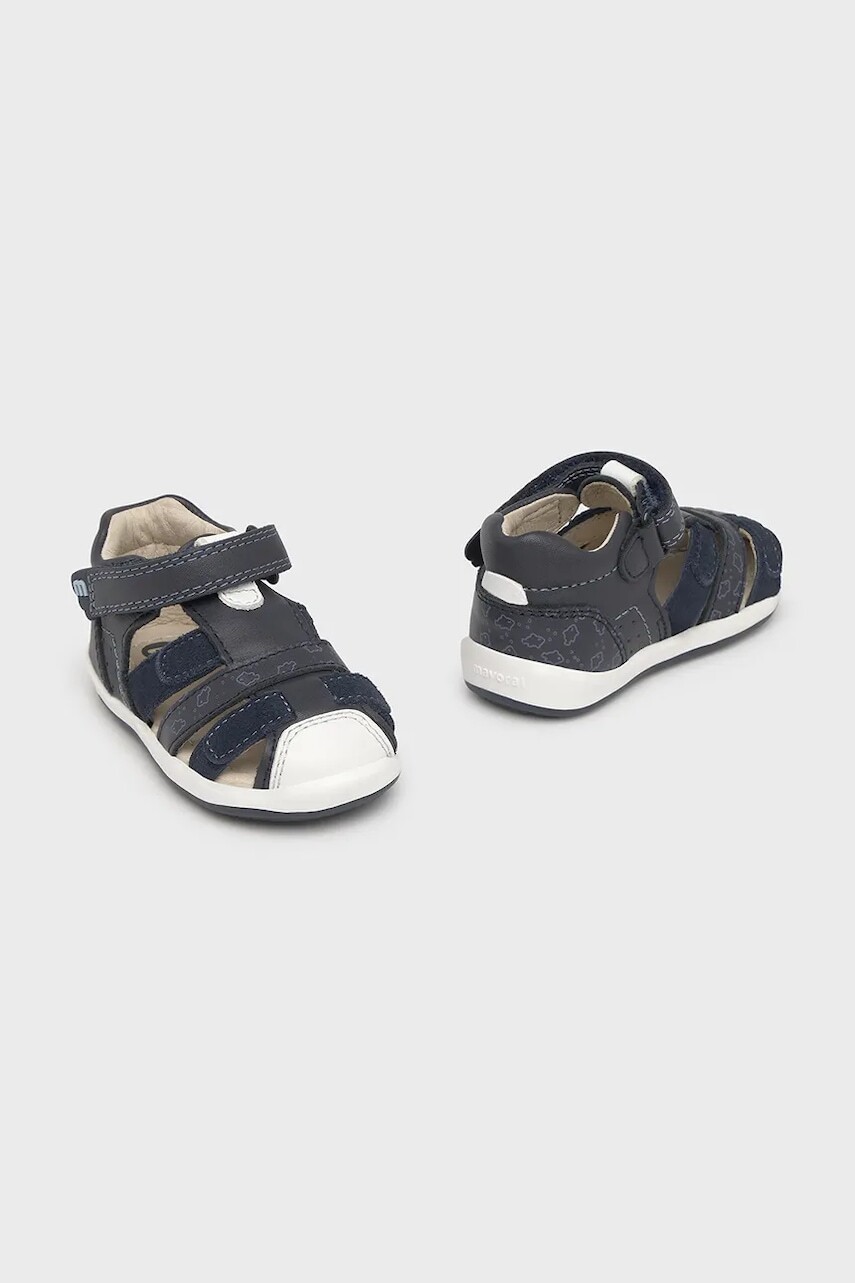 Detské kožené sandále Mayoral tmavomodrá farba, 41654