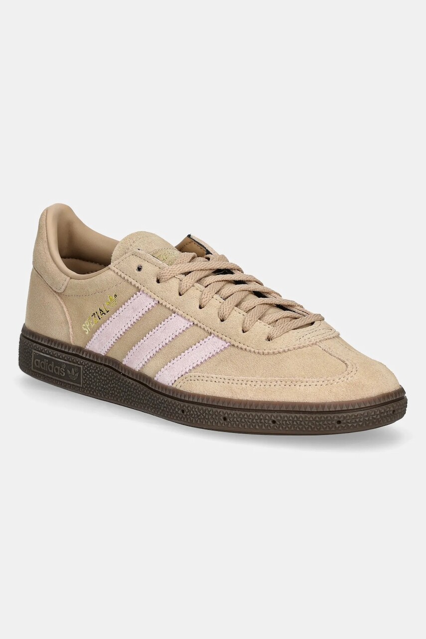 Semišové tenisky adidas Originals Handball Spezial béžová farba, JI2651