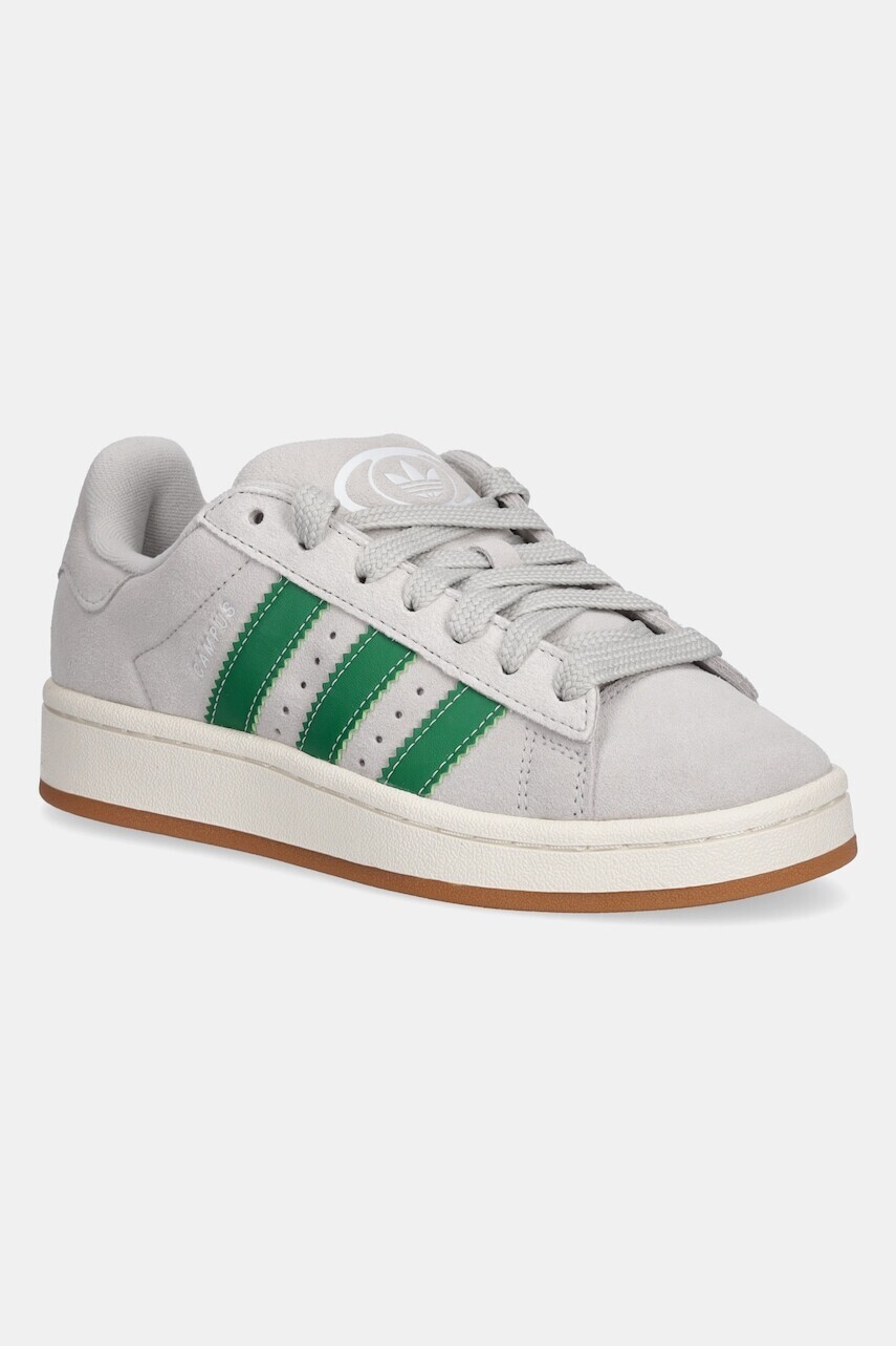 Detská semišové tenisky adidas Originals CAMPUS 00s šedá farba, JI0287