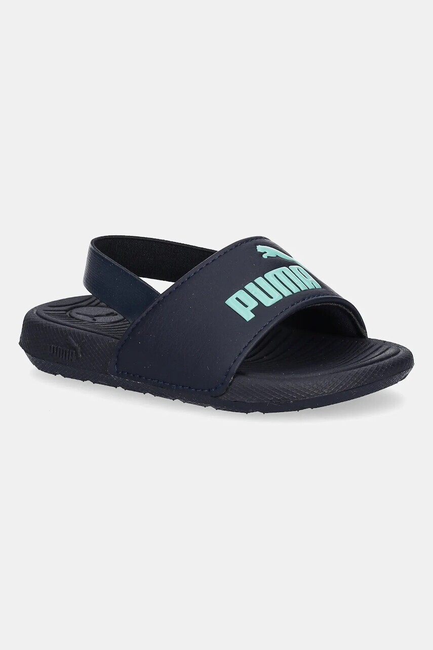 Detské sandále Puma Cool Cat 2.0 Backstrap AC Inf tmavomodrá farba, 390902