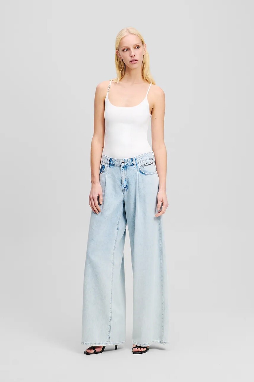 Rifle Karl Lagerfeld dámske, stredne vysoký pás, A2W10112