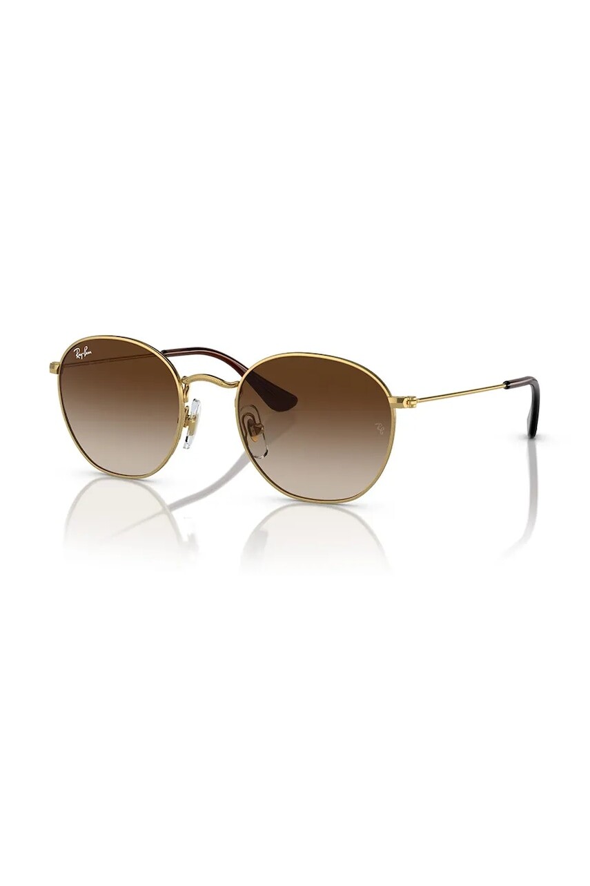Detské slnečné okuliare Ray-Ban JUNIOR ROB hnedá farba, 0RJ9572S