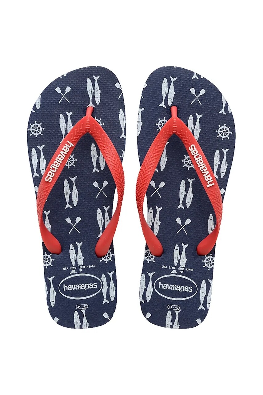 Šľapky Havaianas TOP NAUTICAL pánske, tmavomodrá farba, 4137126.5603