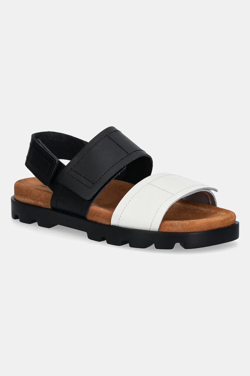 Kožené sandále Camper Brutus Sandal dámske, čierna farba, K201323-018