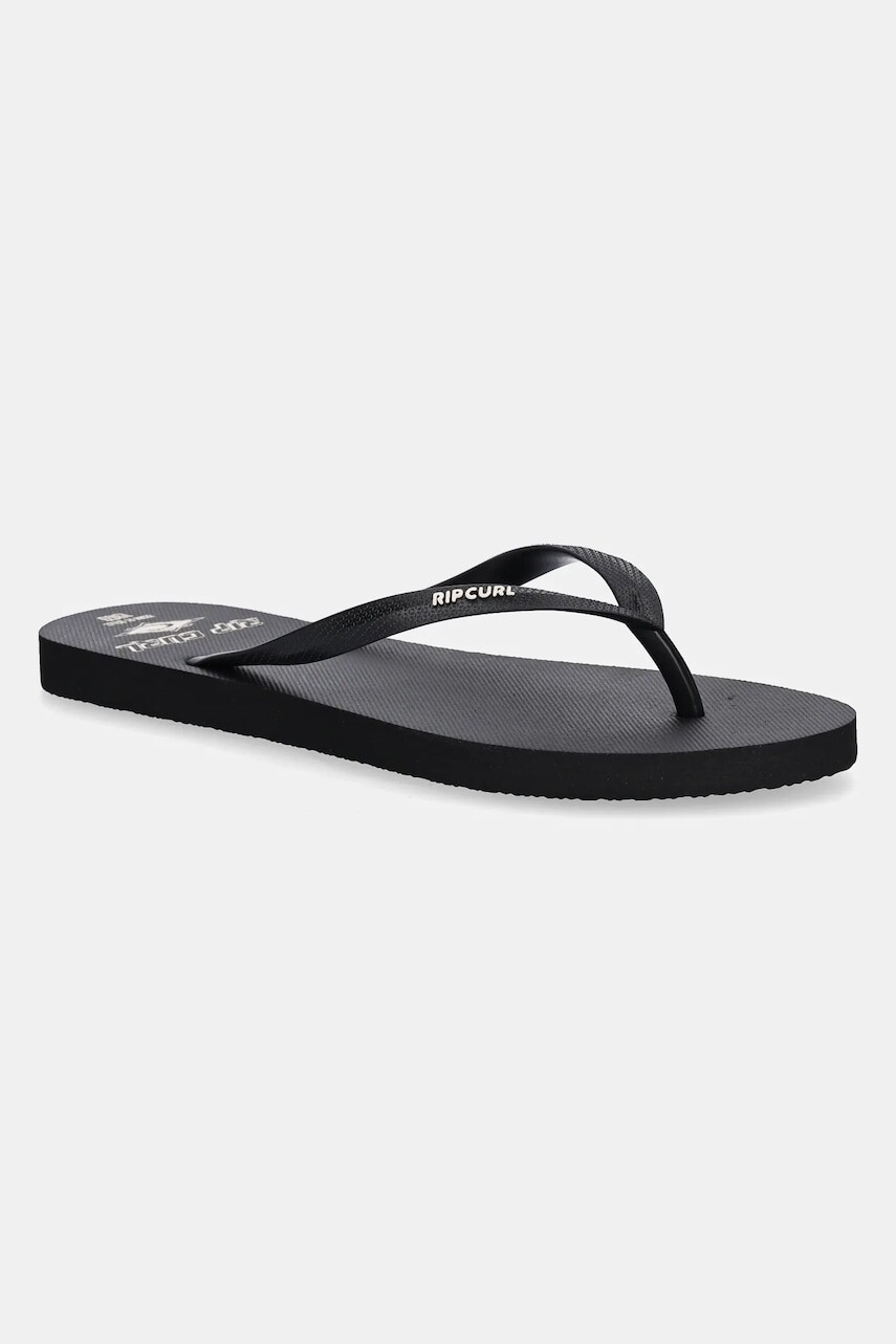 Šľapky Rip Curl dámske, čierna farba, na plochom podpätku, 17SWOT